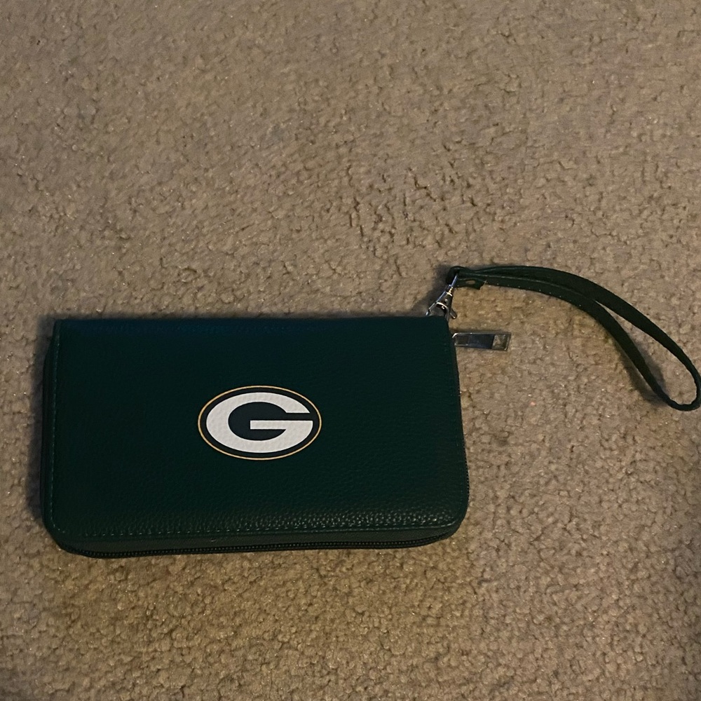 Green Bay Packers Wallet Purse Handbag Wristlet
